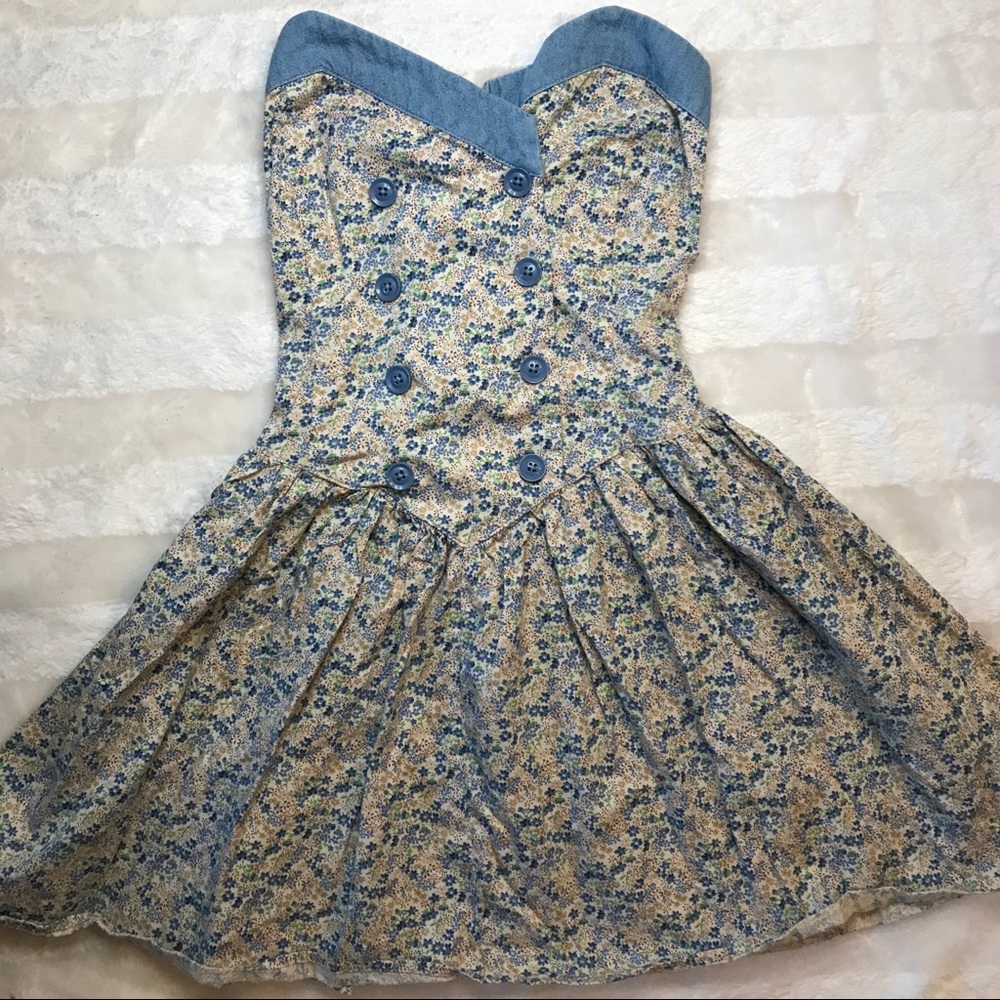 Fire Los Angles strapless summer dress